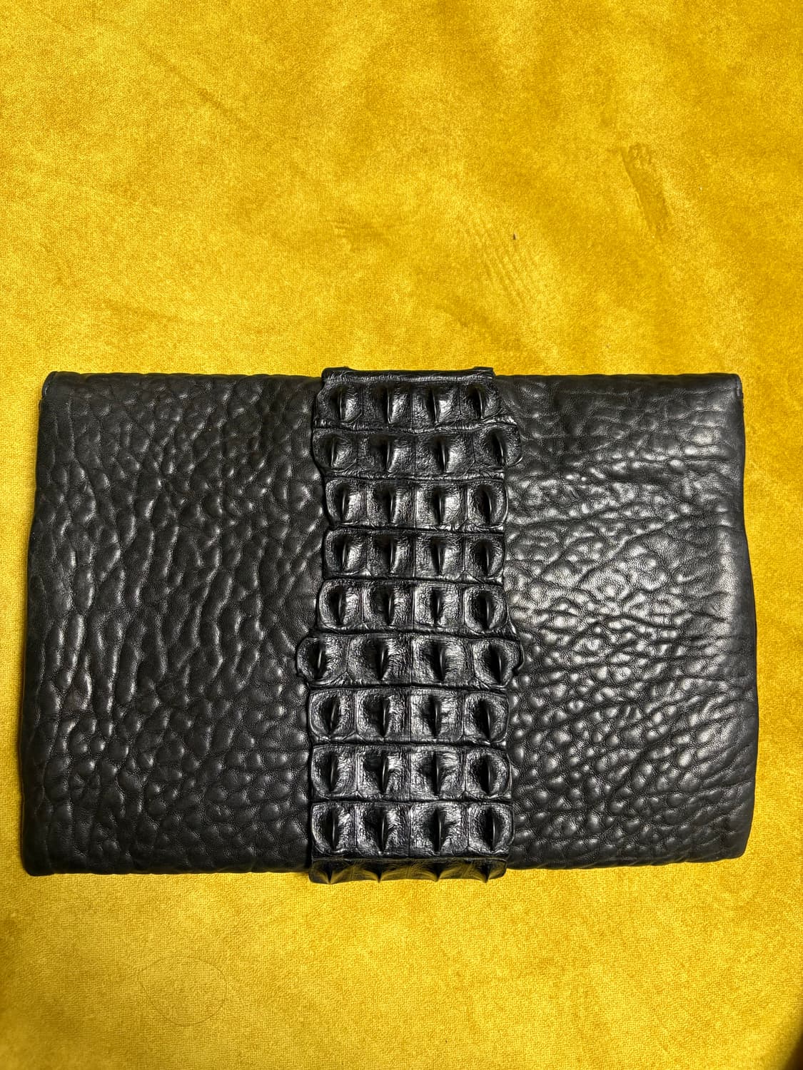 리얼악어(혼백) 가죽 클러치백 상품이미지3