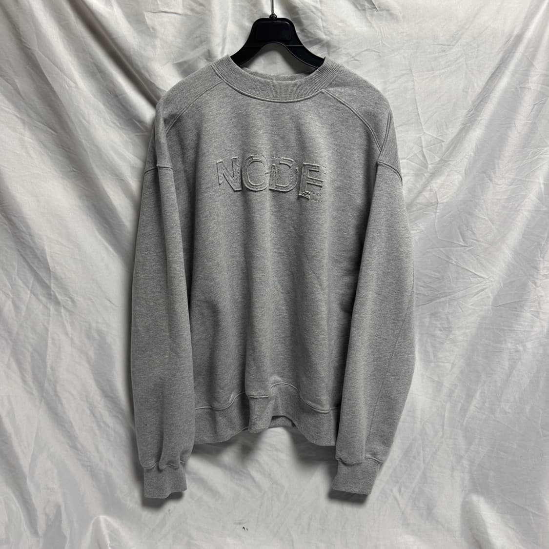 노드랩스 맨투맨 멜란지그레이 상품이미지2