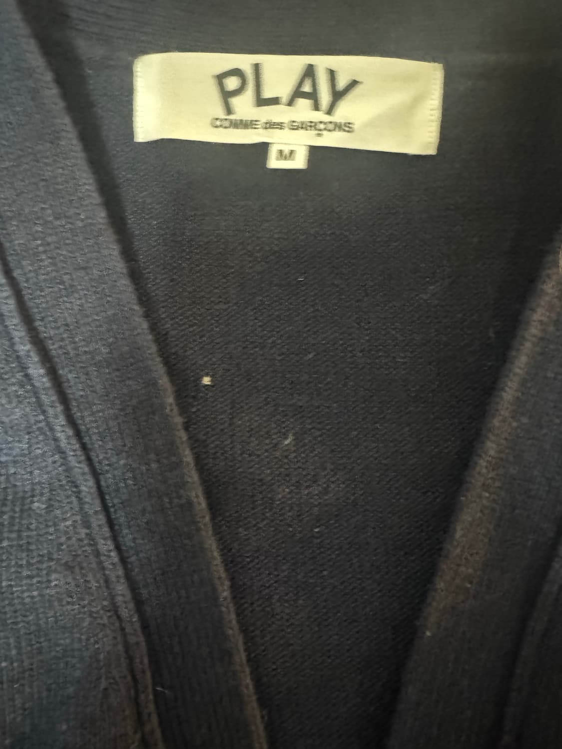 꼼데가르송 가디건 네이비 상품이미지4