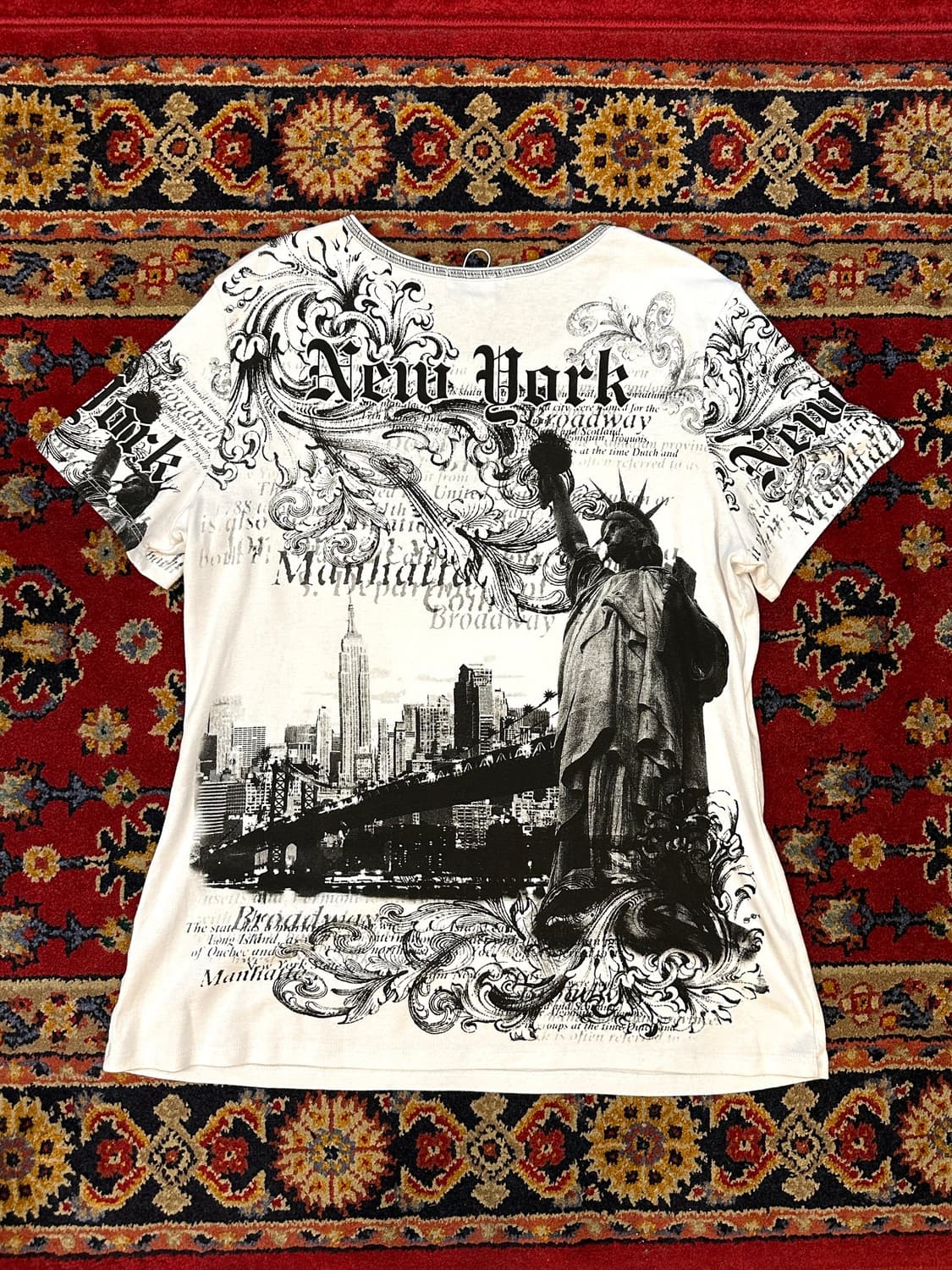 NEWYORK 빈티지 프린팅 셔츠 상품이미지2