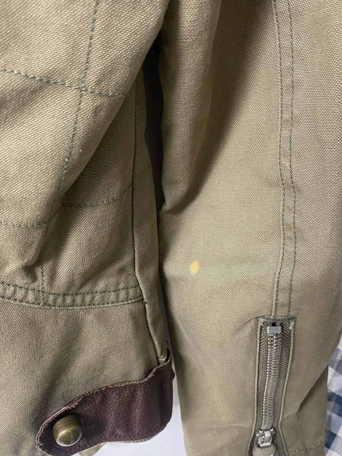 디젤 빈티지 카키 자켓 y2k 상품이미지4