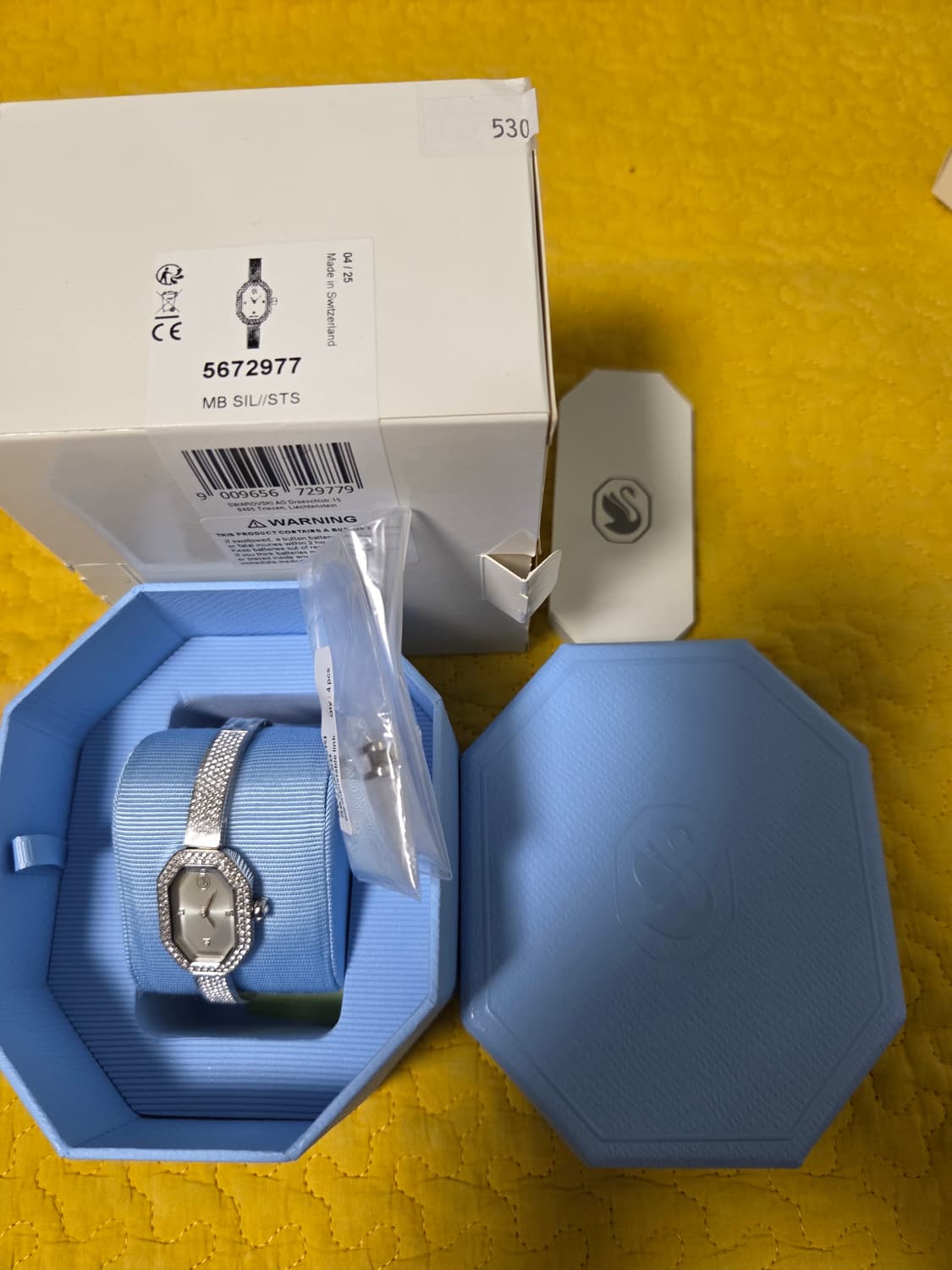 정가 53만~새제품)스와로브스키 덱스테라 옥타곤 신형 시계 정품 상품이미지7