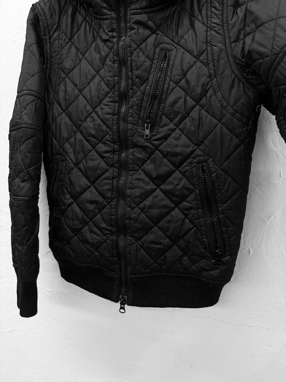 american rag cie 퀄팅 후드 점퍼 상품이미지2