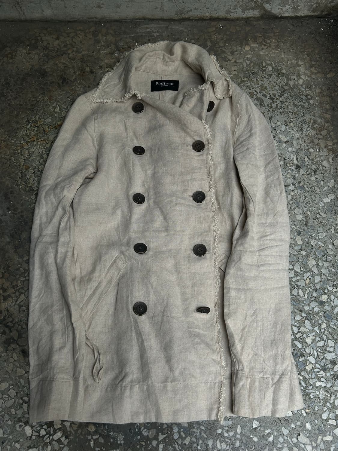 2000s platinum moussy 그런지 버튼 자켓 상품이미지2