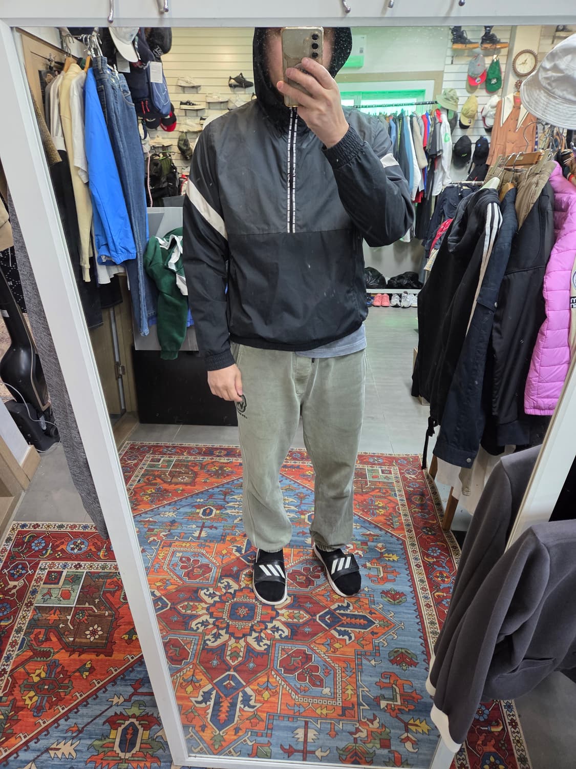 나이키 빅스우시 fc 풋볼클럽 아노락 우븐자켓 xl 상품이미지9