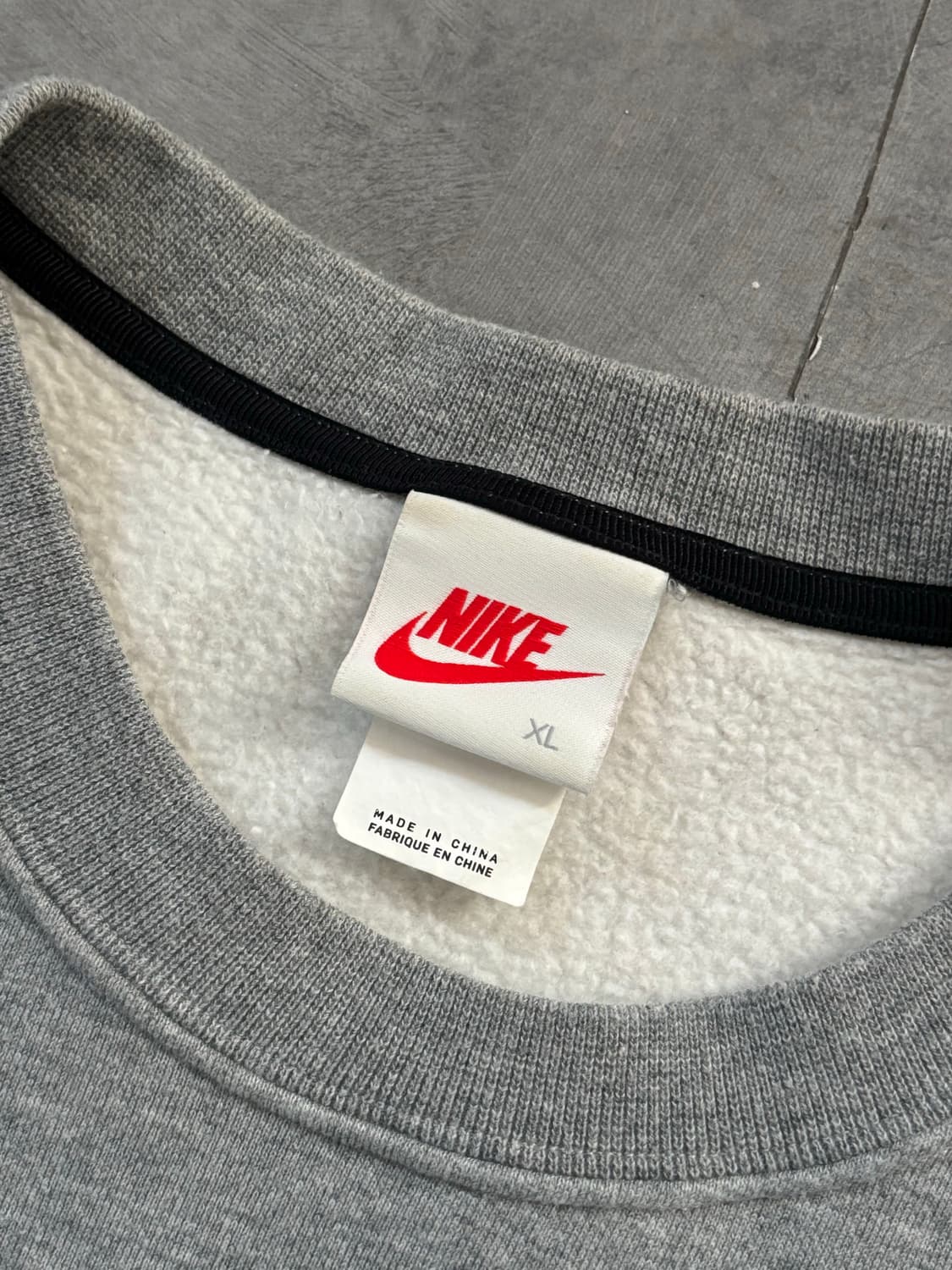 Nike x Stussy 그레이 맨투맨 상품이미지6
