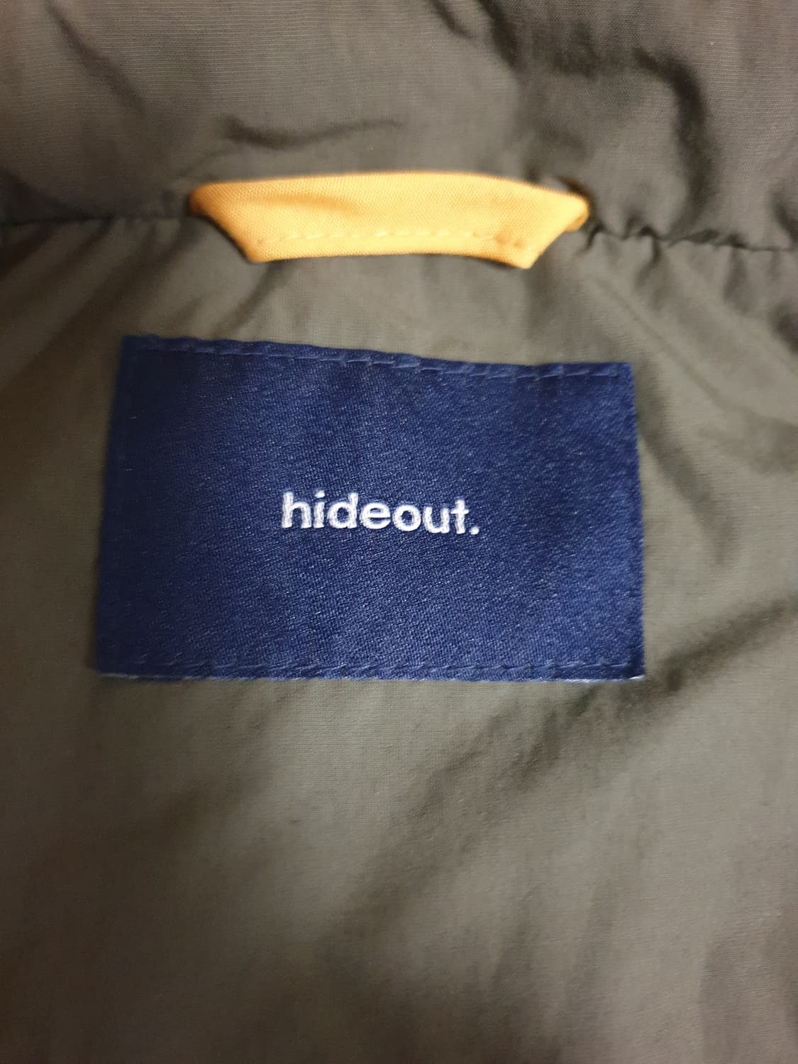 코오롱 하이드아웃 덕다운 롱 야상패딩 카키 (XL) 상품이미지4