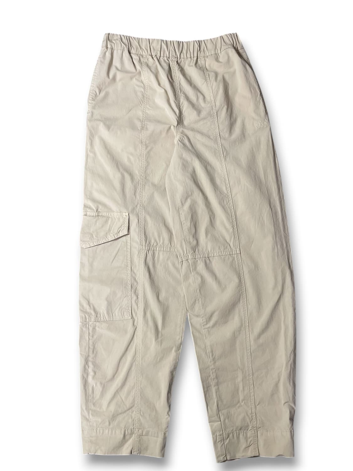 GANNI 가니 연노랑 우븐 카고 와이드 밴딩 팬츠 S 상품이미지2