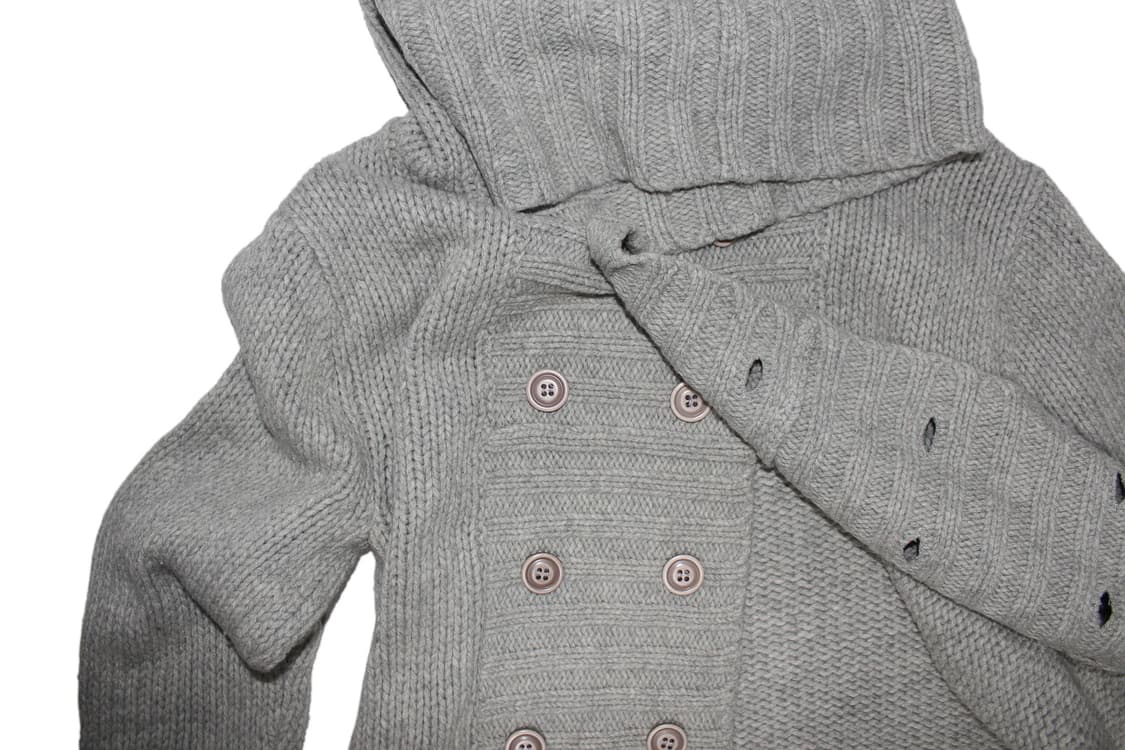 2000s 디젤 니트 케이프 후드 가디건 상품이미지7