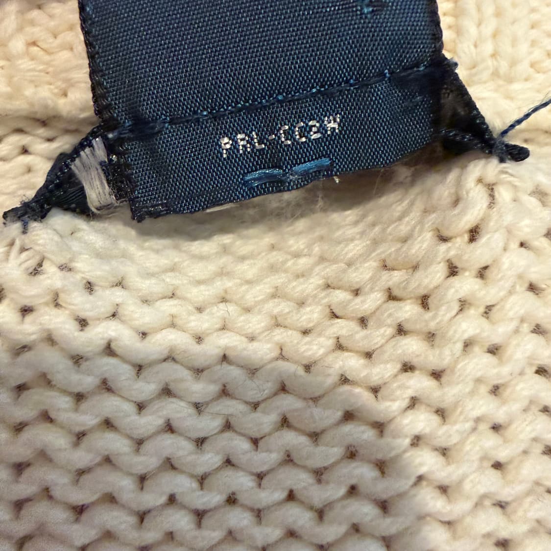 폴로 랄프로렌 빅포니 아이보리 코튼 집업 상품이미지4