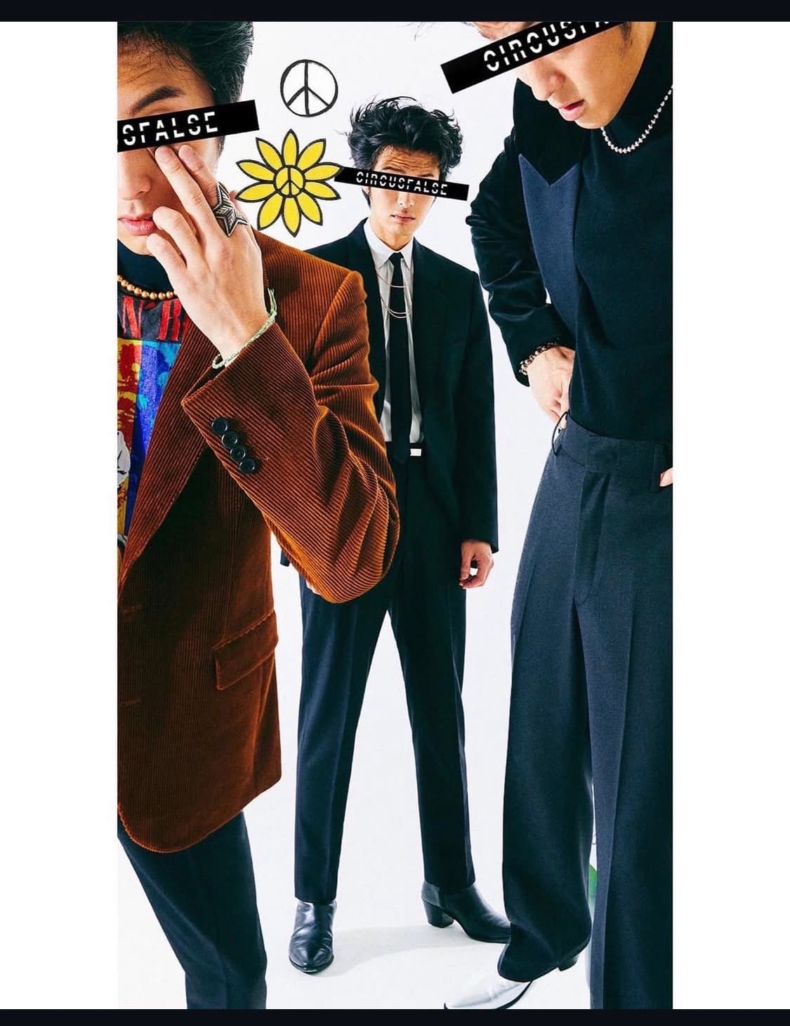 Circusfalse 서커스폴스FW 싱글 셋업 블랙 상품이미지4