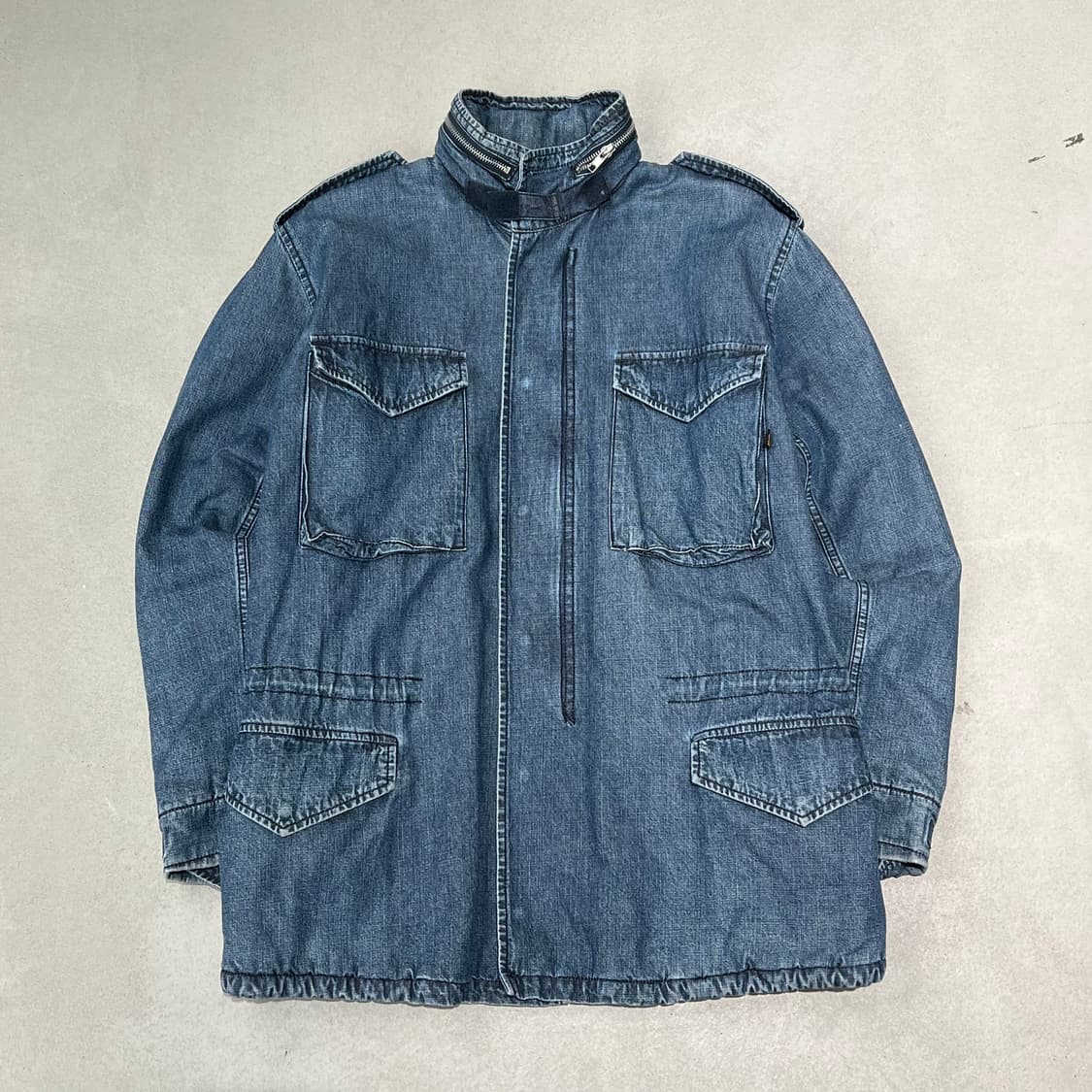 알파인더스트리 m65 데님야상자켓 s09400 상품이미지1