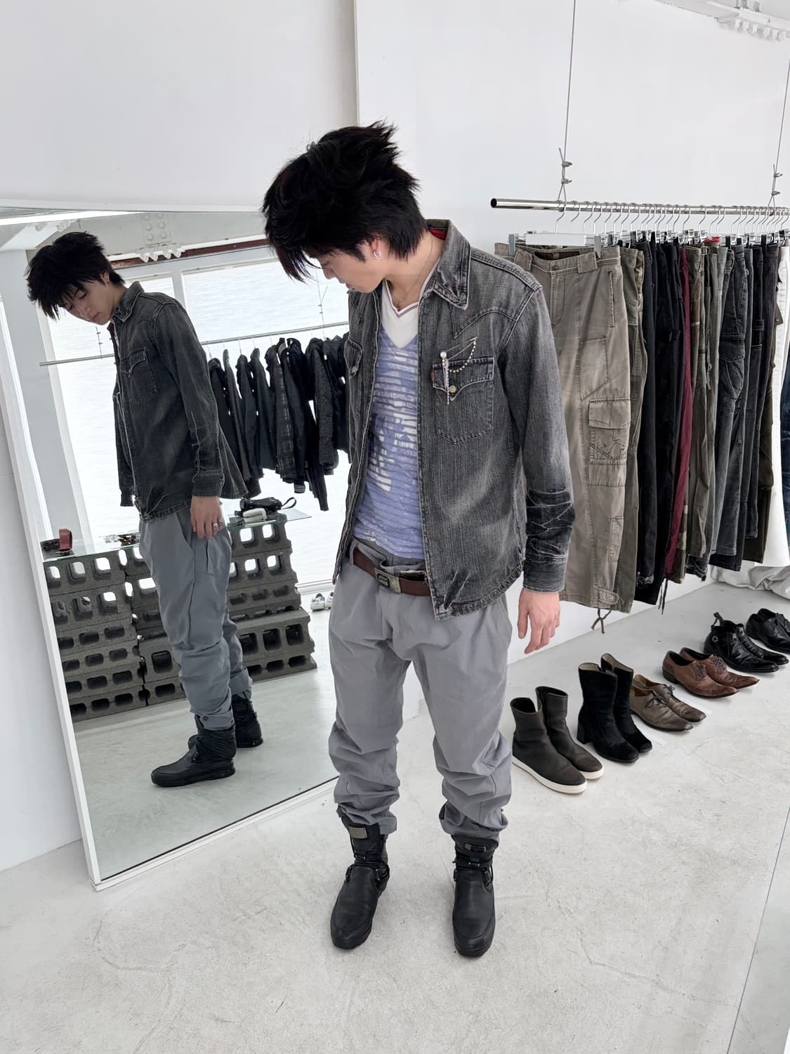 리바이스 웨스턴 스티칭 데님 자켓 상품이미지3