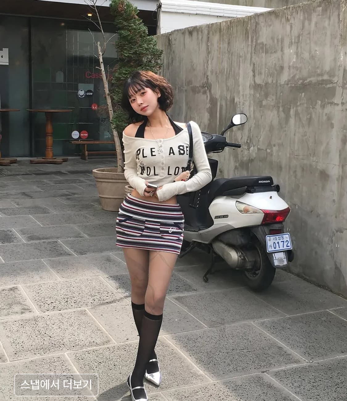 (새상품)플리즈노팔로우 Megan Patch Long Sleeve top 상품이미지1