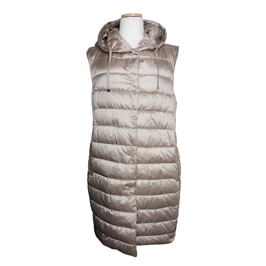 S막스마라 샴페인골드 구스다운 패딩 리버서블 후드 코트 55, 66 상품이미지1