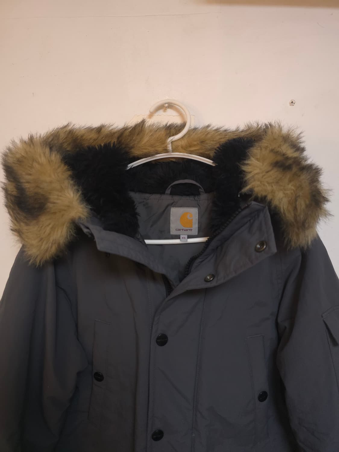 칼하트 다운 점퍼 그레이 XS(95) 새상품 상품이미지3