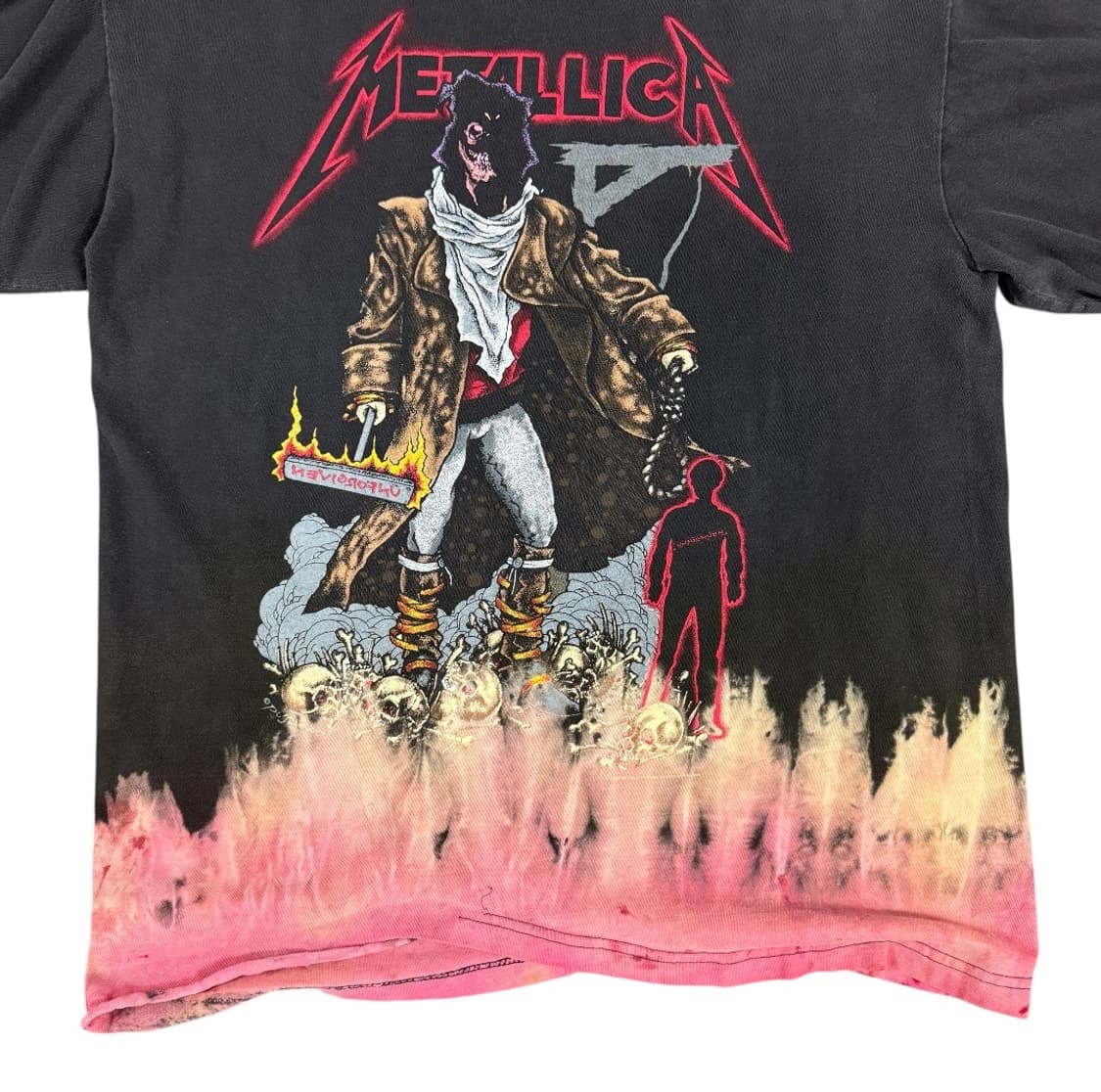 빈티지 90s Metallica 메탈리카 타이다이 티셔츠 상품이미지3
