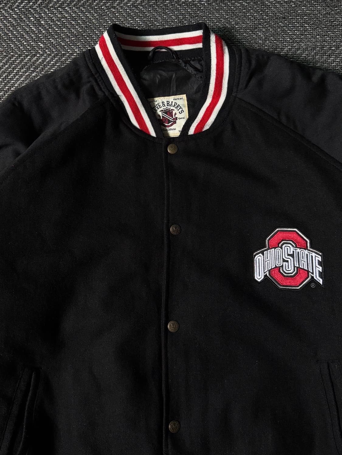 스티브 앤 배리스 OHIO STATE 코튼 빈티지 바시티 자켓 (110) 상품이미지2