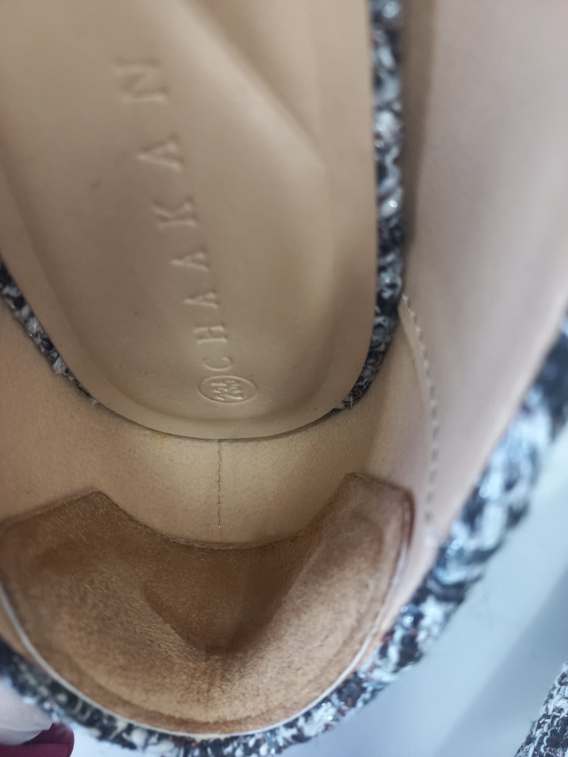 새상품)CHAAKAN 트위드 뾰족코 힐 235 상품이미지6