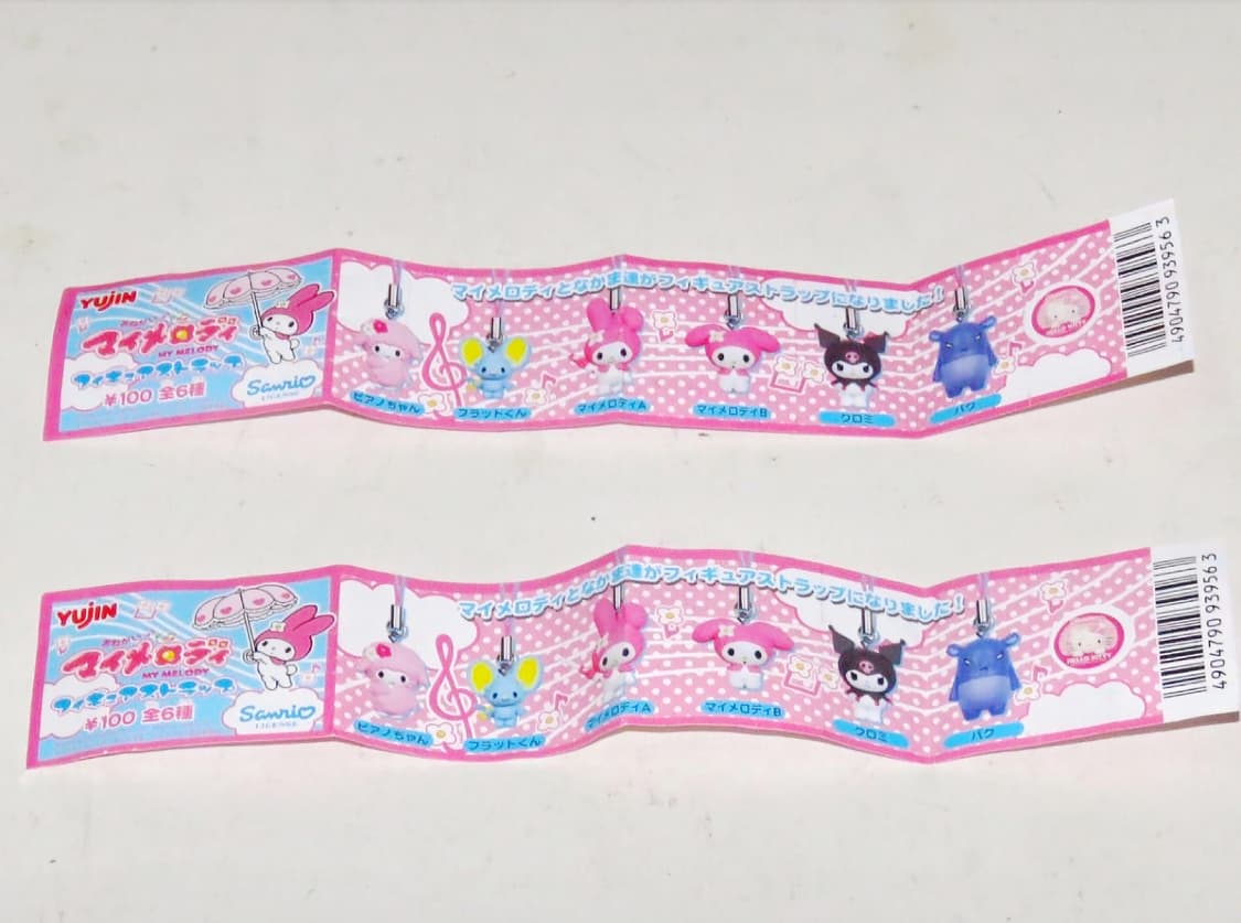 산리오가챠6종세트, 마이멜로디피아노가챠, 마이멜로디플랫 상품이미지4