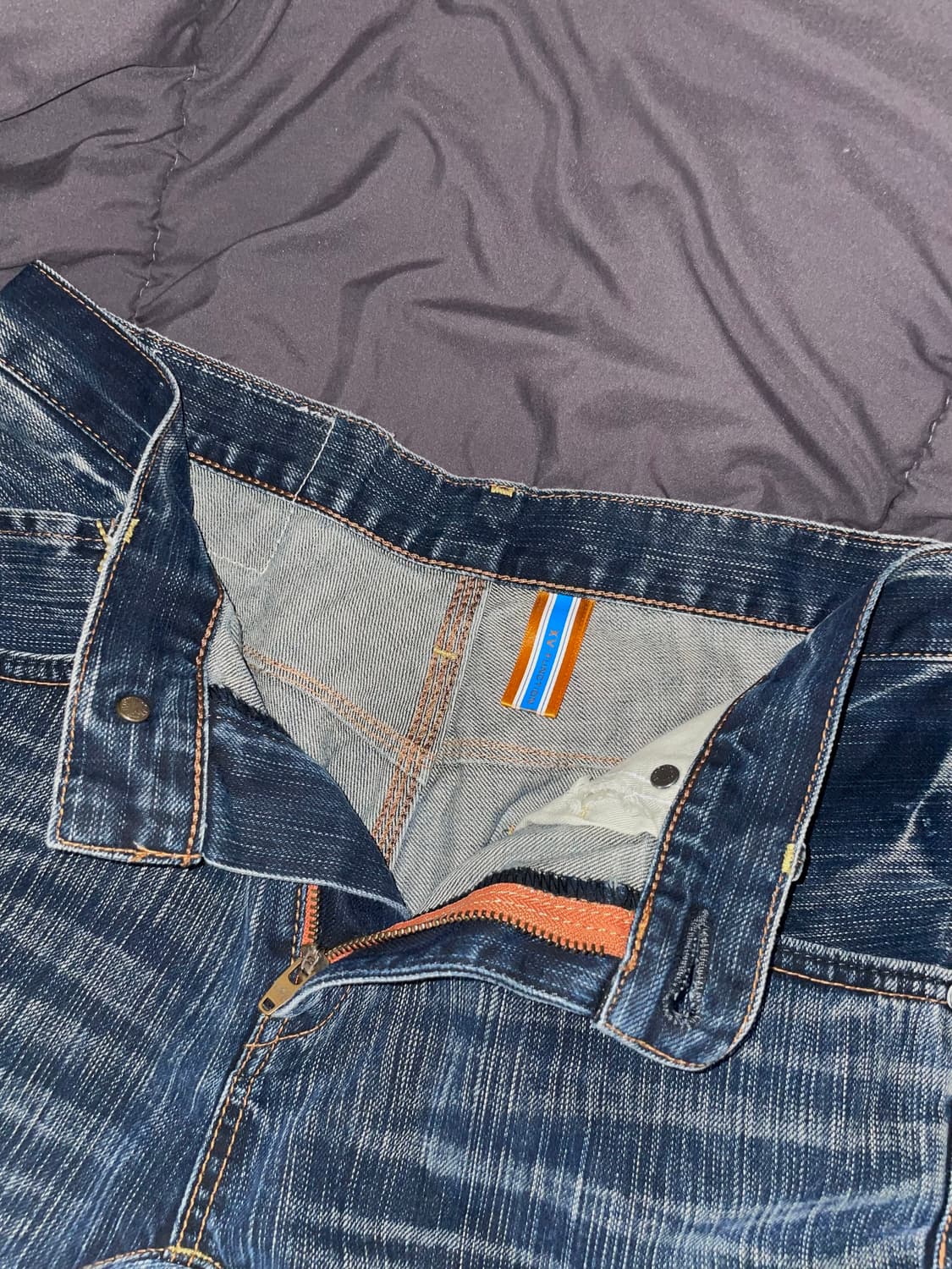 에드윈 커브드 워싱 데님팬츠 상품이미지5