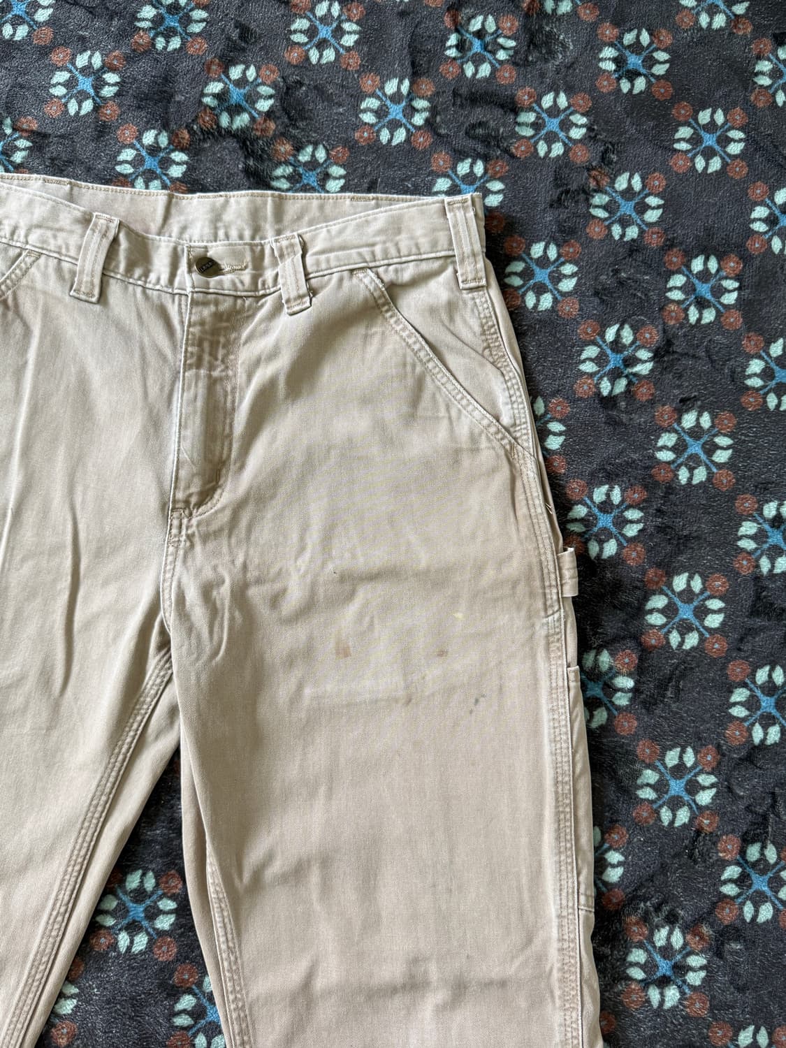 칼하트 카펜터 워크팬츠 베이지 32x34 상품이미지3