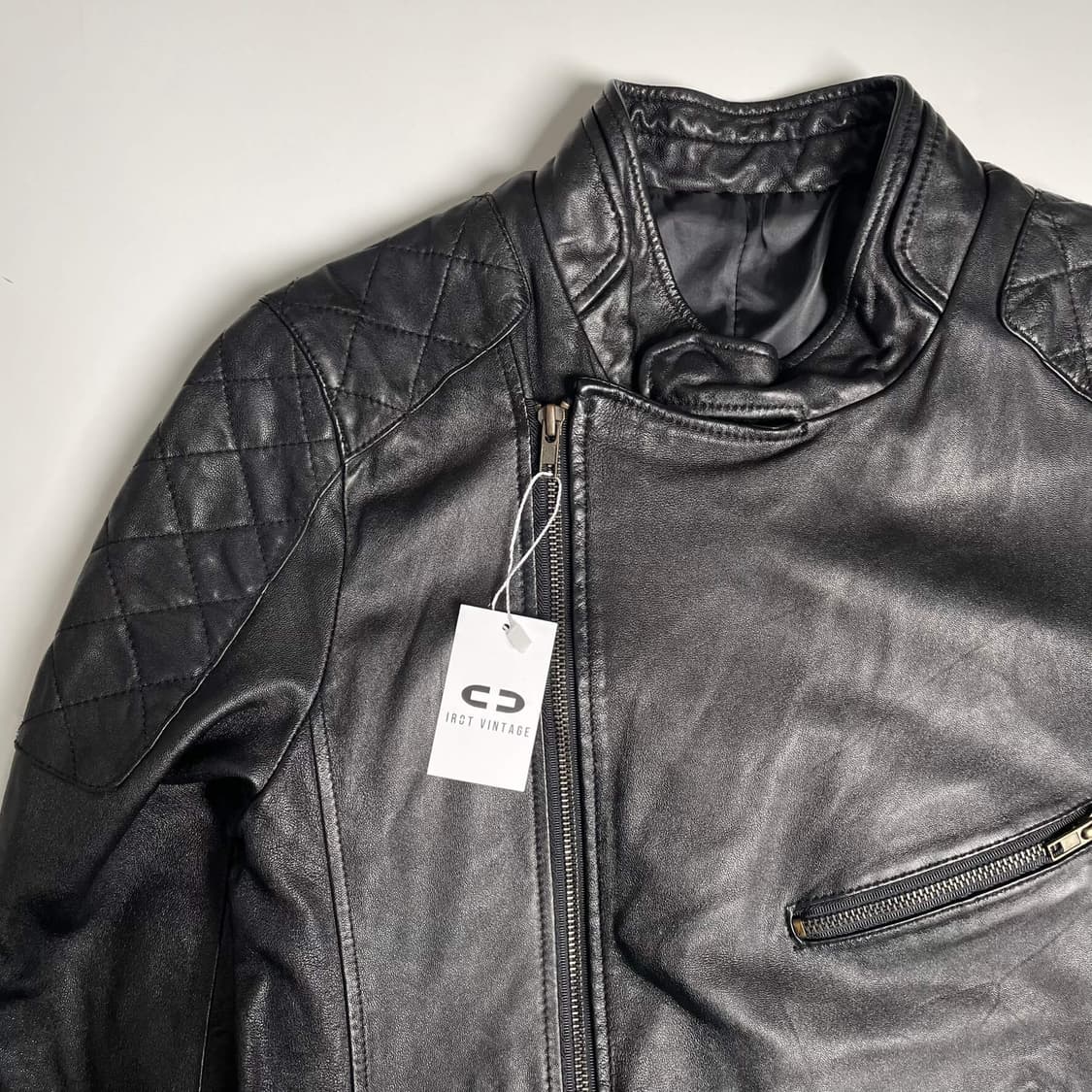 양가죽 스티치 숄더 자켓 상품이미지3