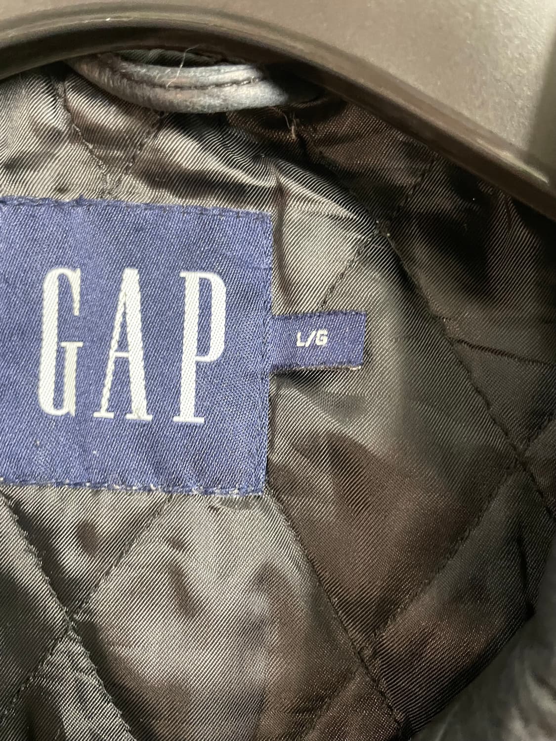 [L]올드갭 레더 풀집업(가죽 케어 완료) 상품이미지2