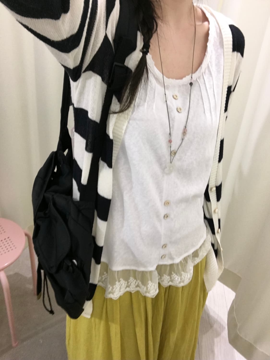 OZOC Stripe cardigan 상품이미지7