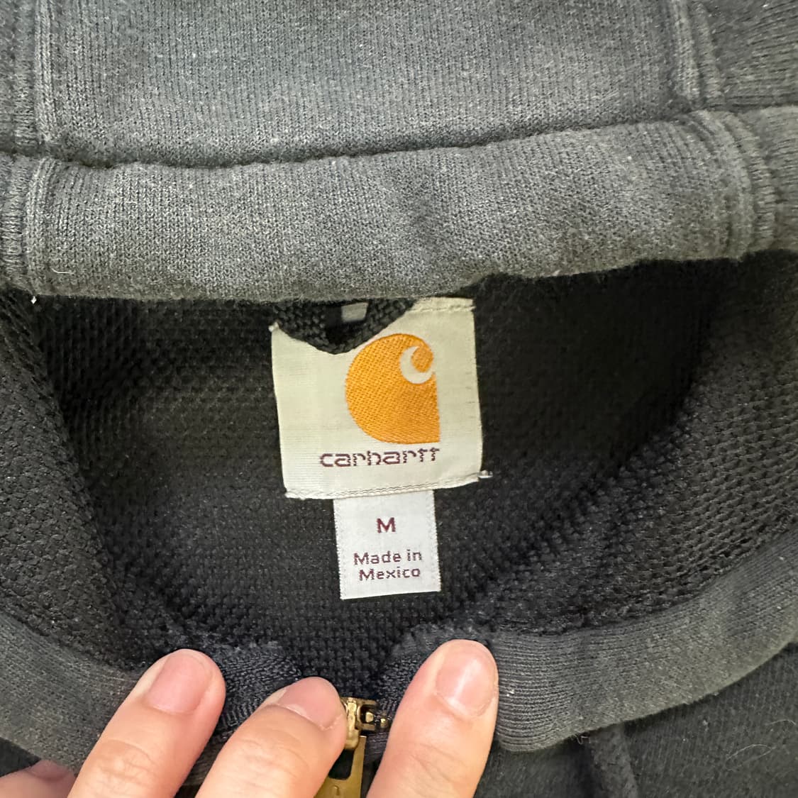 M 칼하트 라인드 풀 지프 후드 0317D 상품이미지2