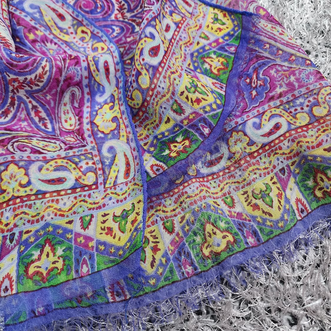 에트로 실크 스카프 상품이미지4