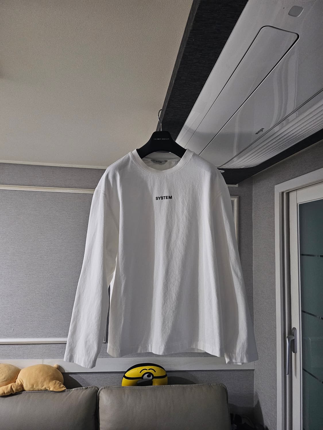 [거의 새것] 시스템옴므 레터링 롱슬리브 긴팔티셔츠 105 상품이미지1