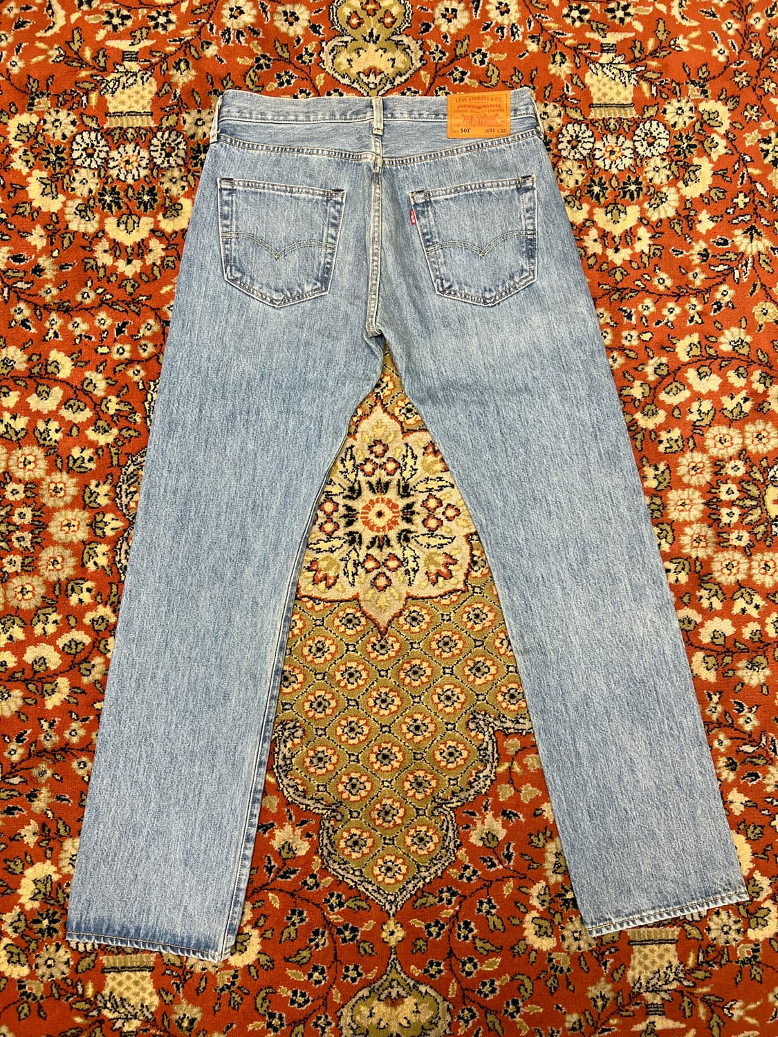 [31] 리바이스 501 빅E 프리미엄 라이트블루 데님팬츠 상품이미지2