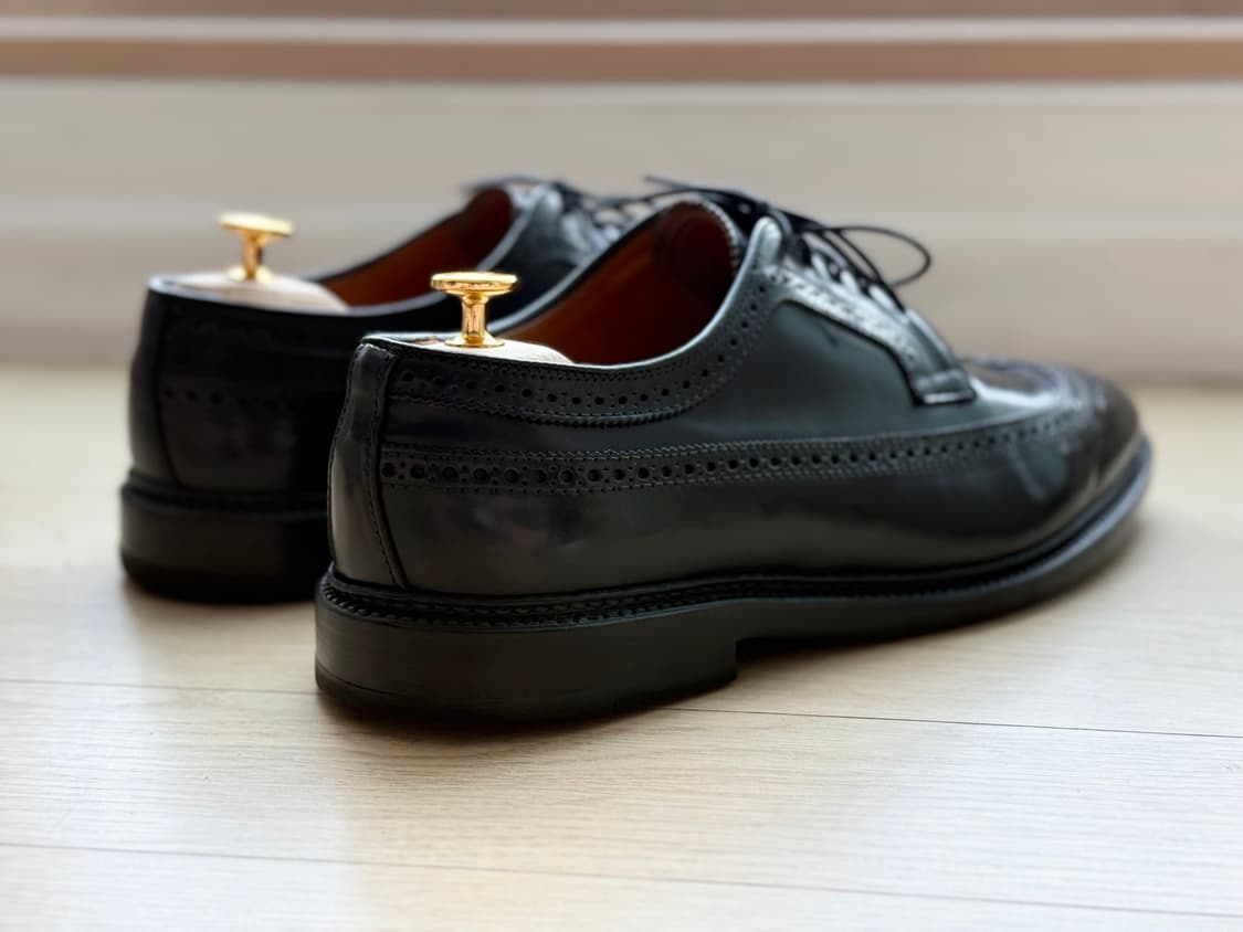 알든 Alden 9751 롱 윙 블러처 US9.5 블랙 상품이미지5