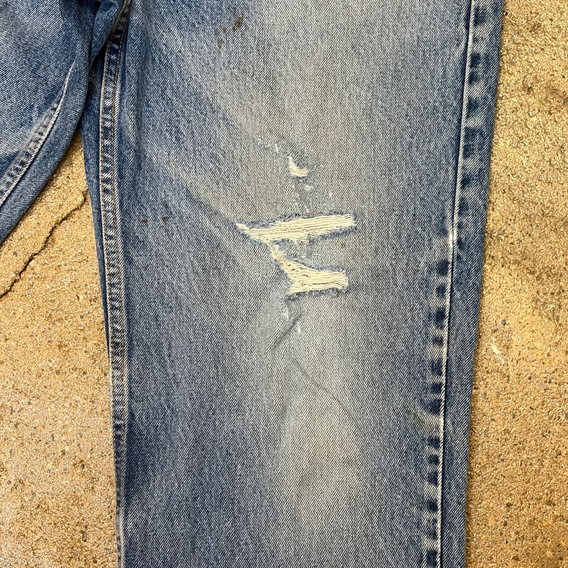 00s USA 빈티지 리바이스 550 워싱오짐 청바지 상품이미지3