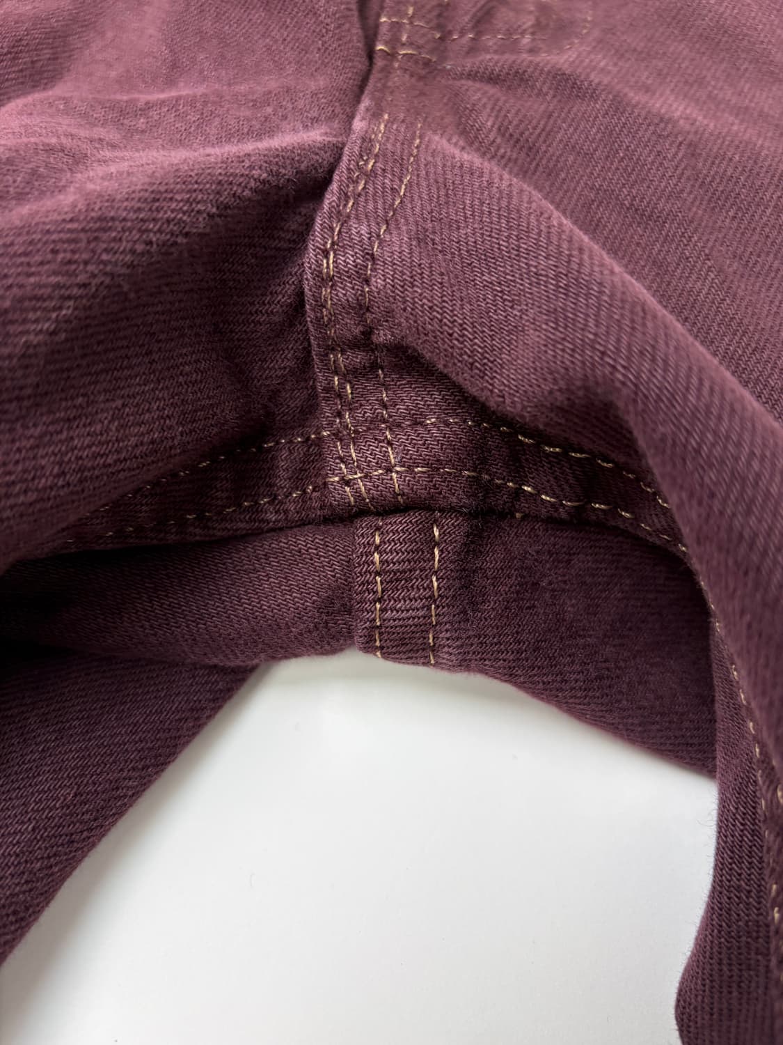 90s Levi's 565 Jeans (burgundy) 상품이미지8