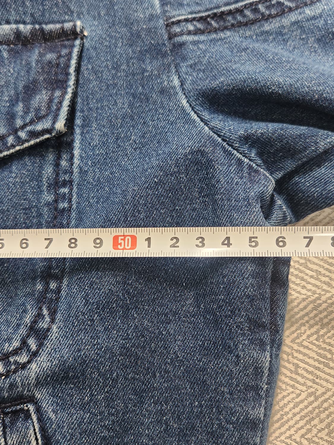 [55] 라삐아프 반팔 데님 자켓 루즈핏 청자켓 Lapiaf 상품이미지7