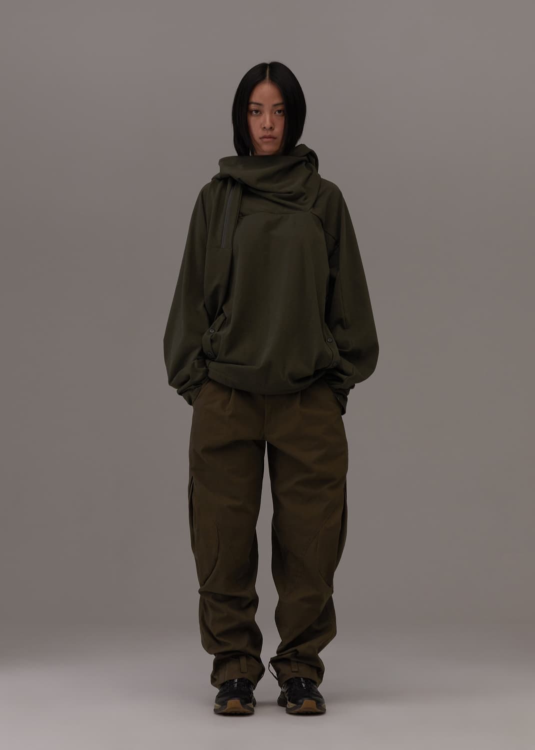 hyeinseo scarf hoodie 1size 상품이미지1