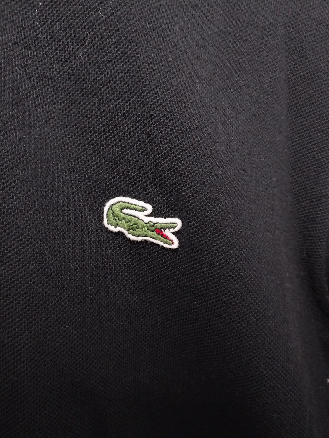 라코스테 긴팔 폴로 셔츠 블랙 3 상품이미지2