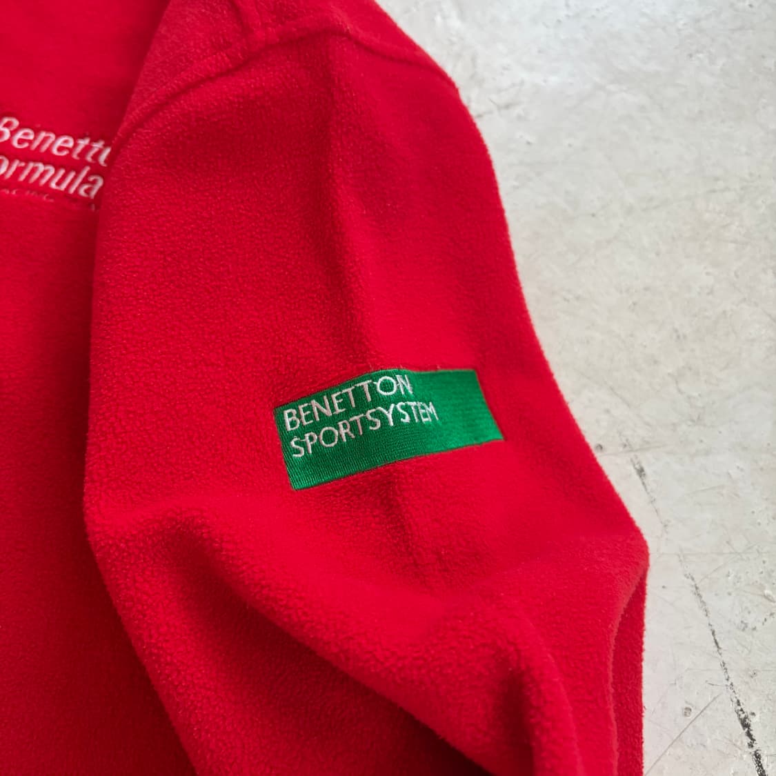 베네통 Formula 1 빈티지 풀오버 플리스 L 상품이미지4