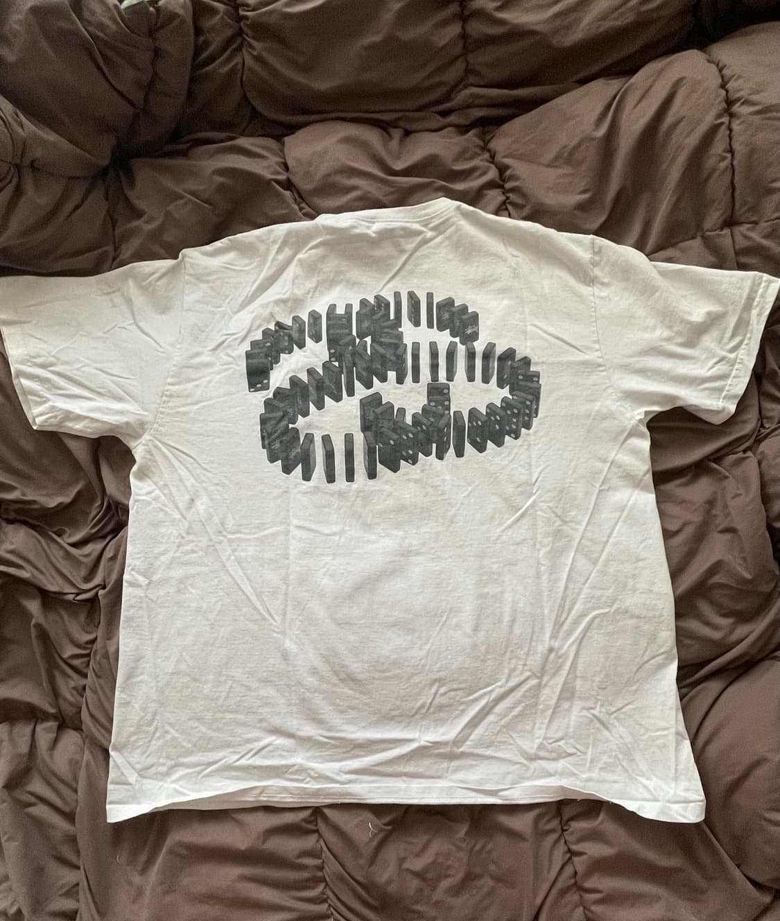 [XL] 스투시 도미노 티셔츠 화이트 상품이미지1