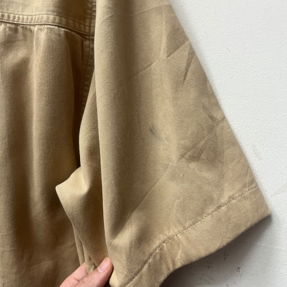 칼하트 리메이크 베이지 반팔 워크 셔츠 L~XL 상품이미지4