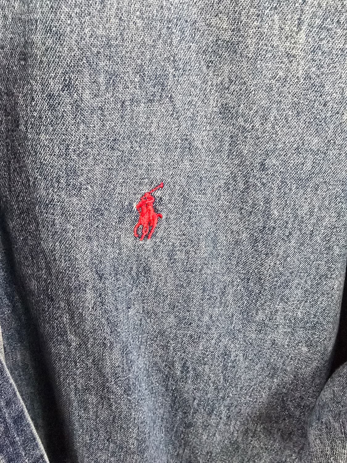 폴로 랄프로렌 오버핏 빈티지 청남방  상품이미지5