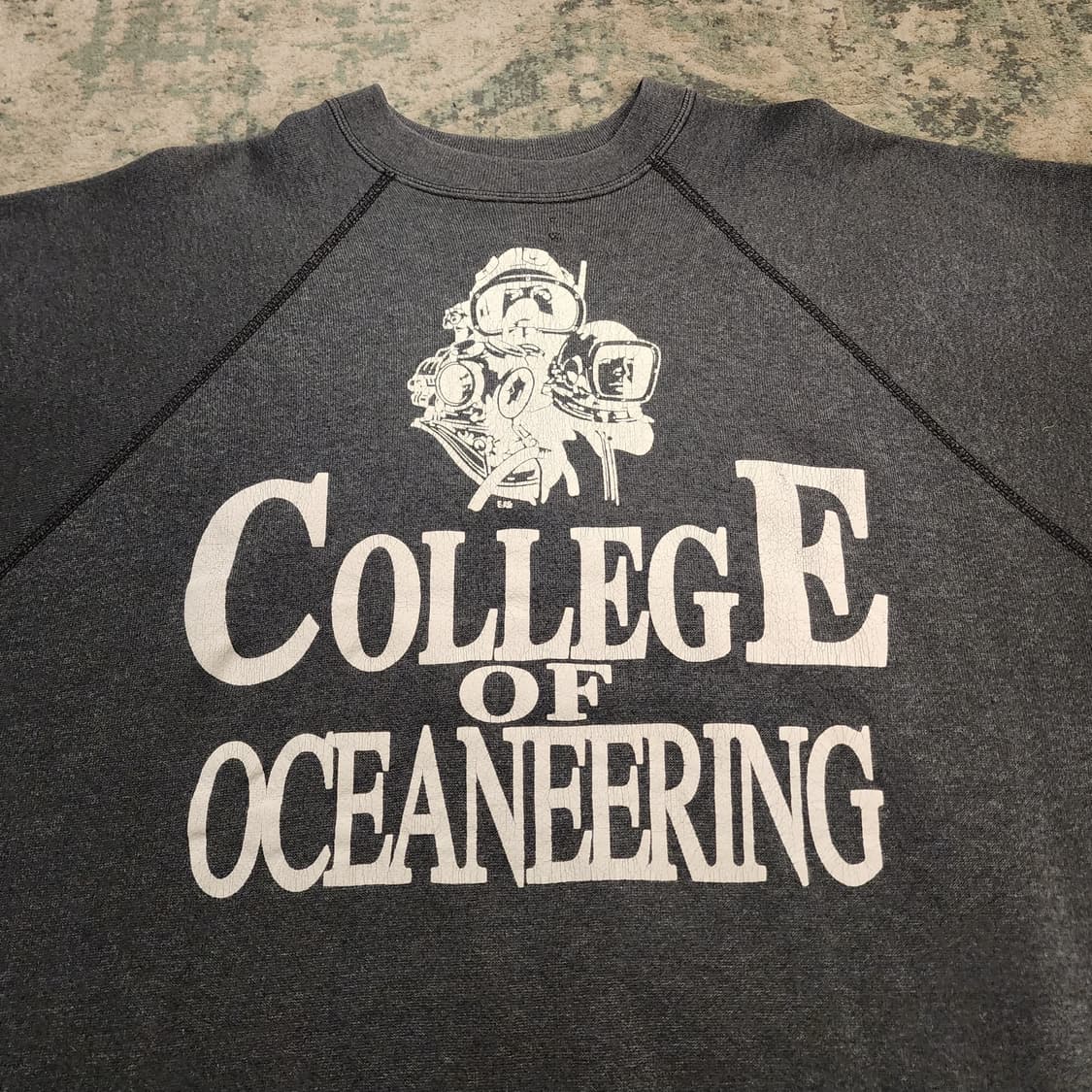 80s TULTEX 해앙대학 스웻셔츠 상품이미지3