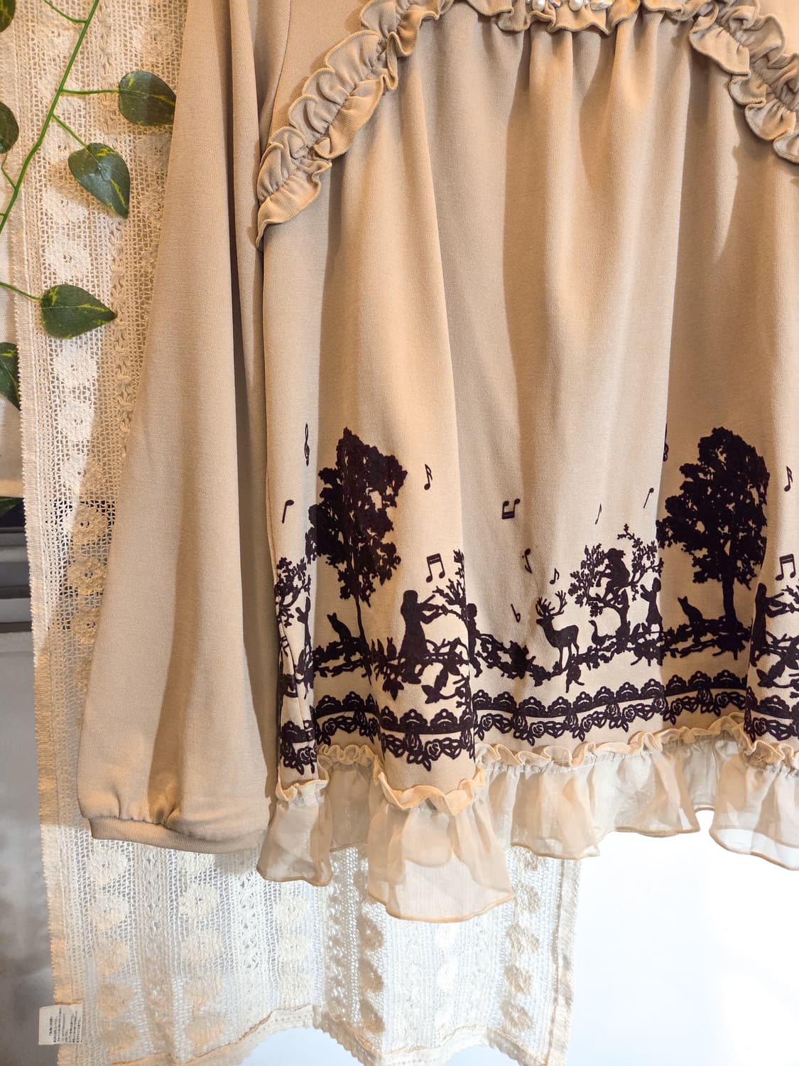 axes femme 베이지 슬리브 상품이미지3