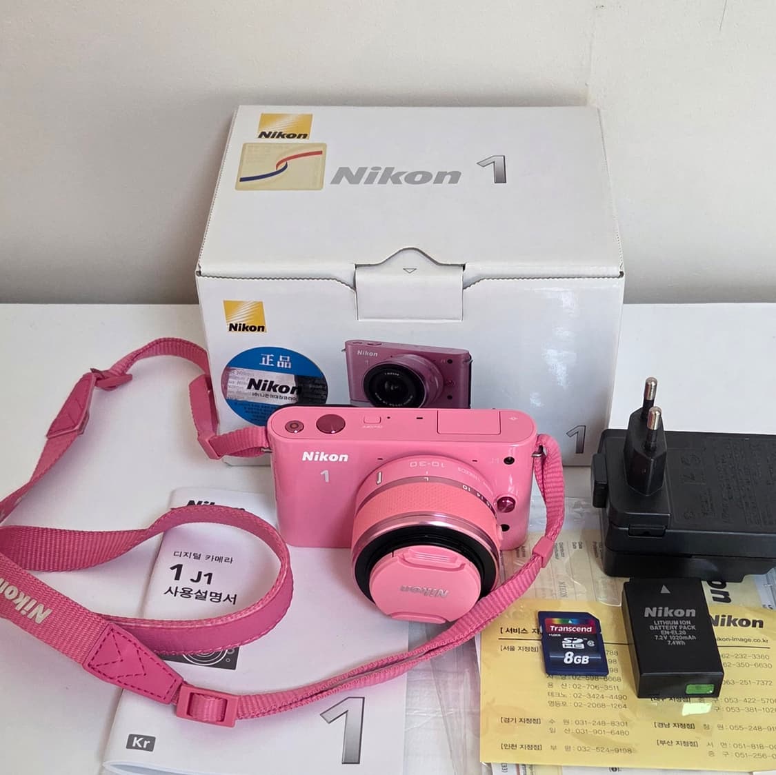 (작례 O) 니콘 1 J1 핑크 디카 풀박스 상품이미지1