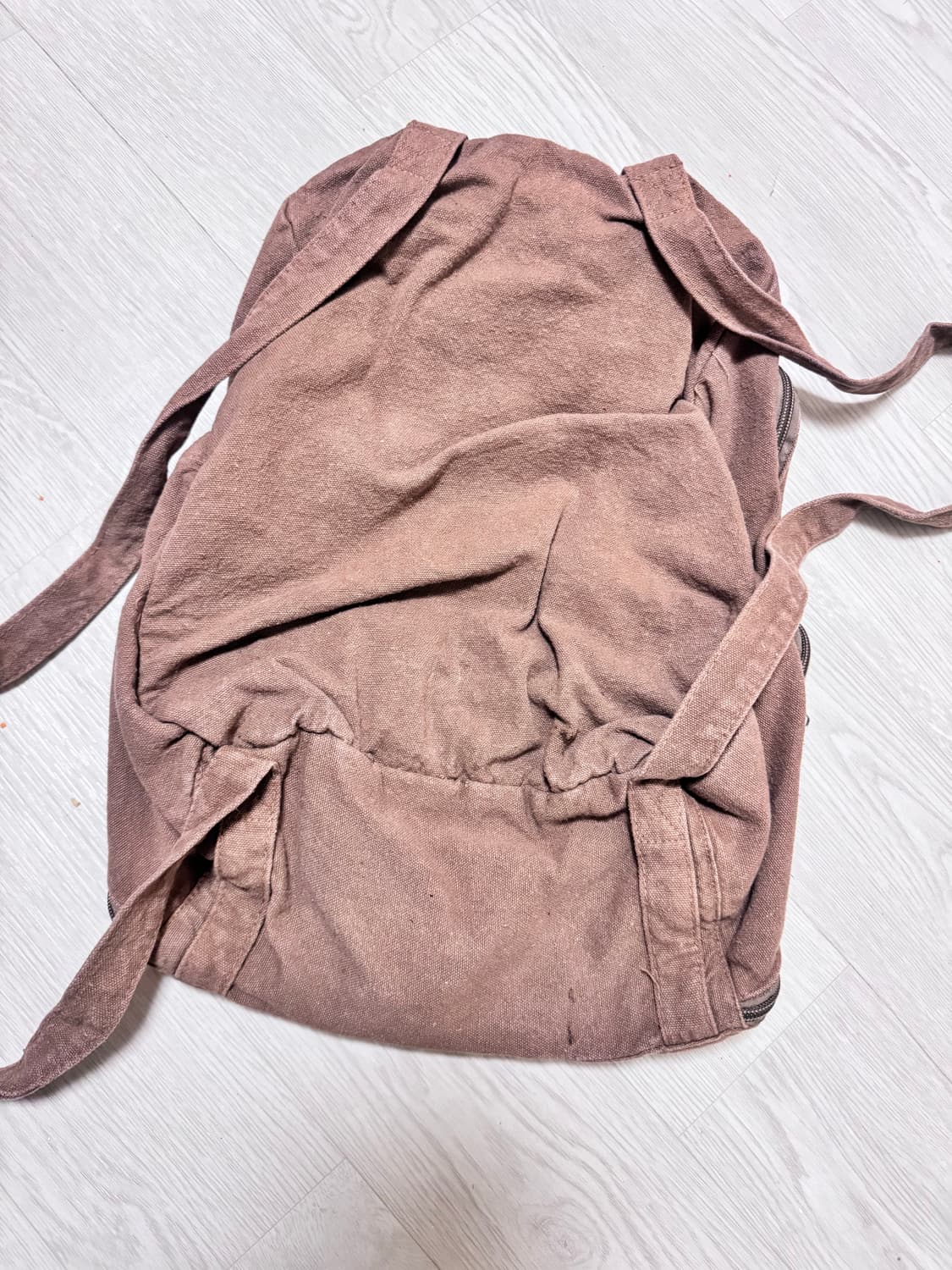 빈티지 모리걸 모리 배낭 브라운 백팩 카모메산장 상품이미지2