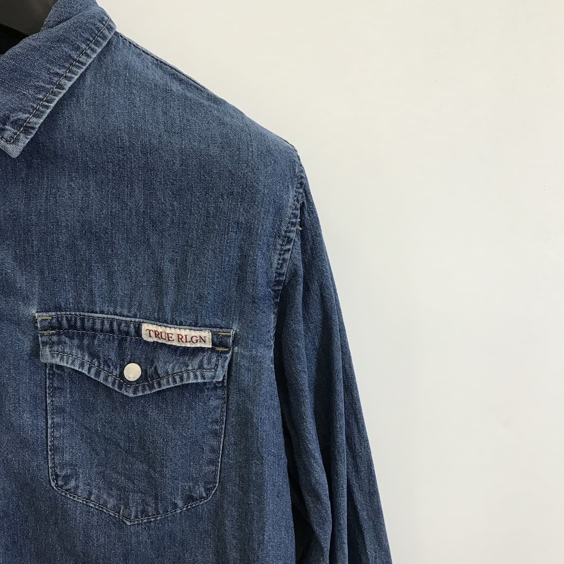 트루릴리전 데님셔츠 [여성L] 상품이미지2