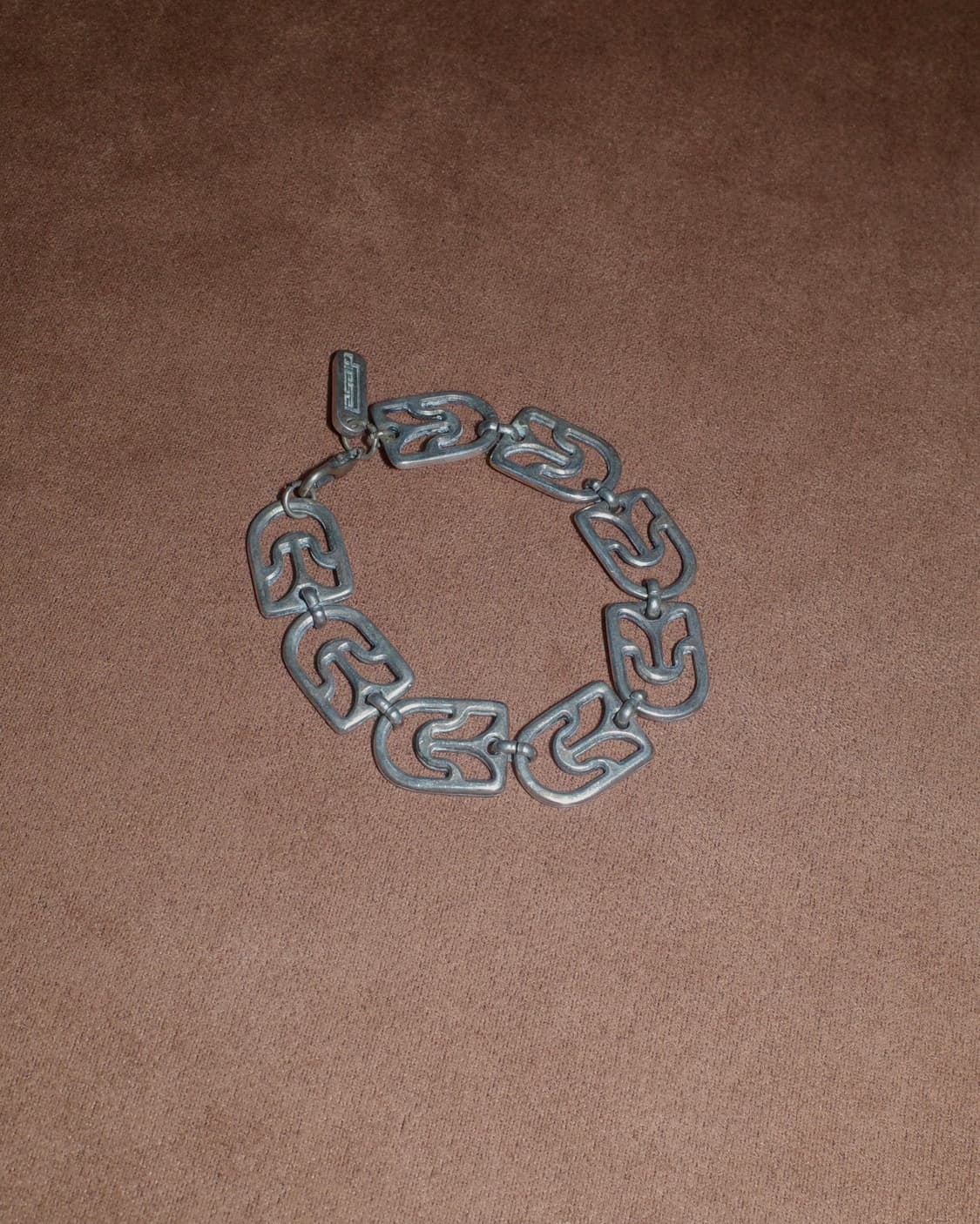 디젤 빈티지 체인 플레이트 팔찌 상품이미지1