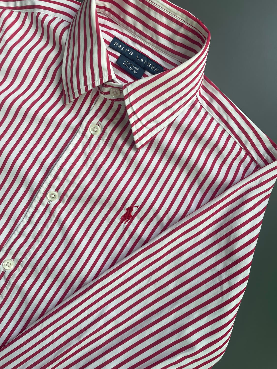 [2] 폴로 랄프로렌 여성 코튼 스트라이프 셔츠 상품이미지3